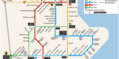 Peta dari kuwait metro