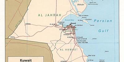 Peta dari safat kuwait